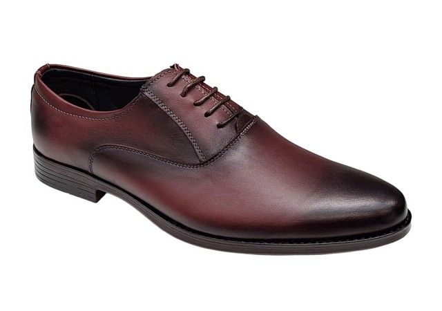 Pantofi barbati eleganti din piele naturala Bordeaux Kode - GKR84VIS